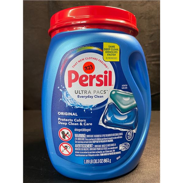 1 Tub of Persil Original Ultra Pacs Everyday Clean Laundry Detergent Pods;1.89lb/42 Ultra Pacs - New