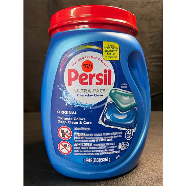 1 Tub of Persil Original Ultra Pacs Everyday Clean Laundry Detergent Pods;1.89lb/42 Ultra Pacs - New