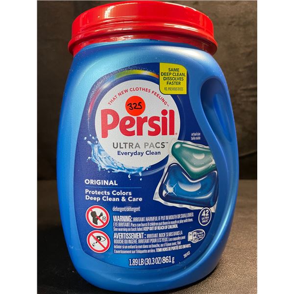 1 Tub of Persil Original Ultra Pacs Everyday Clean Laundry Detergent Pods;1.89lb/42 Ultra Pacs - New