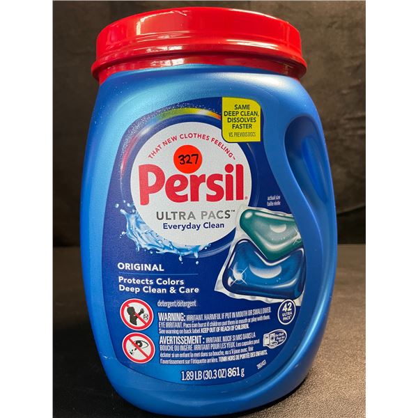 1 Tub of Persil Original Ultra Pacs Everyday Clean Laundry Detergent Pods;1.89lb/42 Ultra Pacs - New