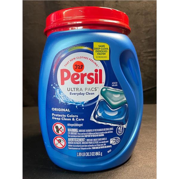 1 Tub of Persil Original Ultra Pacs Everyday Clean Laundry Detergent Pods;1.89lb/42 Ultra Pacs - New