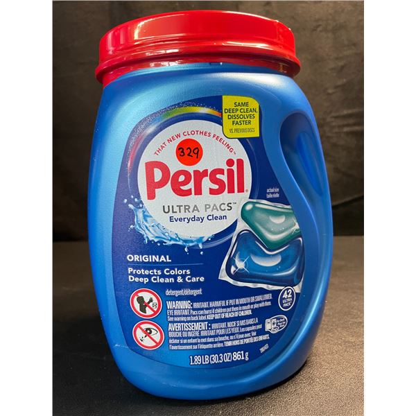 1 Tub of Persil Original Ultra Pacs Everyday Clean Laundry Detergent Pods;1.89lb/42 Ultra Pacs - New