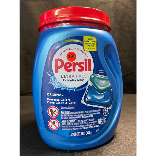 1 Tub of Persil Original Ultra Pacs Everyday Clean Laundry Detergent Pods;1.89lb/42 Ultra Pacs - New