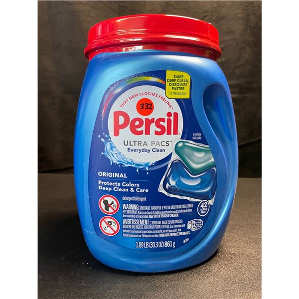 1 Tub of Persil Original Ultra Pacs Everyday Clean Laundry Detergent Pods;1.89lb/42 Ultra Pacs - New