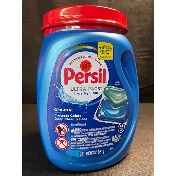1 Tub of Persil Original Ultra Pacs Everyday Clean Laundry Detergent Pods;1.89lb/42 Ultra Pacs - New