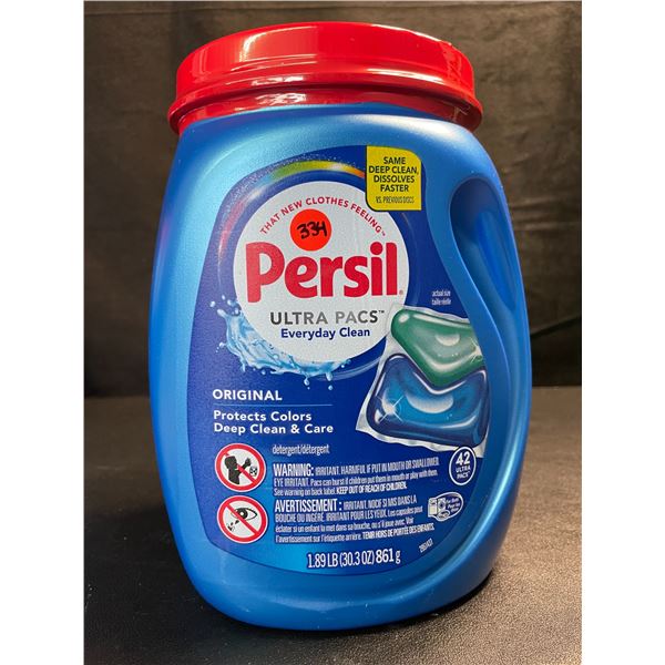 1 Tub of Persil Original Ultra Pacs Everyday Clean Laundry Detergent Pods;1.89lb/42 Ultra Pacs - New