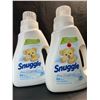 Image 1 : 2 Jugs of Snuggle Free & Soft Fabric Softener - 1.41L (60 Loads) Each - New