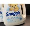 Image 2 : 2 Jugs of Snuggle Free & Soft Fabric Softener - 1.41L (60 Loads) Each - New