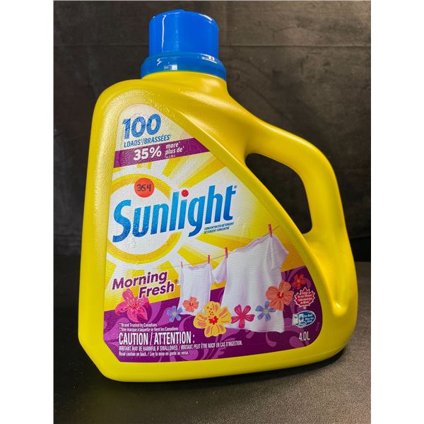 1 Large Jug of Sunlight Morning Fresh Liquid Laundry Detergent - 4.0L - Brand New!