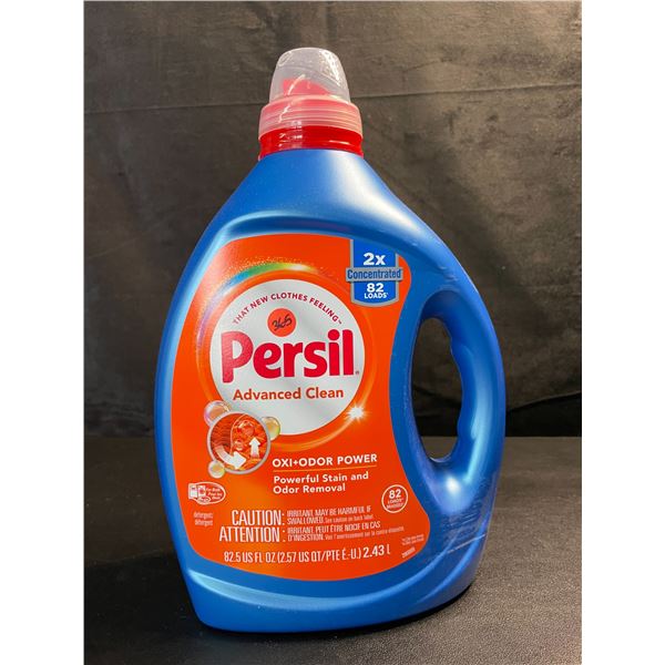 1 Bottle of Persil Advanced Clean Oxi+Odor Power Concentrated Liquid Laundry Detergent - 2.43L - New