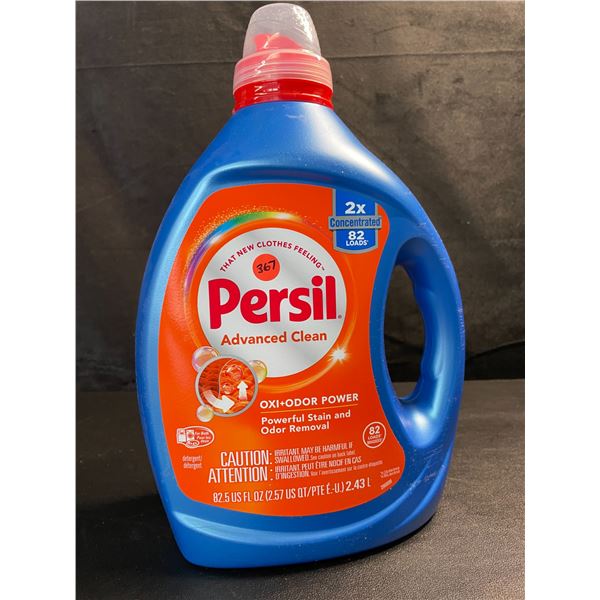 1 Bottle of Persil Advanced Clean Oxi+Odor Power Concentrated Liquid Laundry Detergent - 2.43L - New