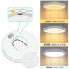 Image 5 : 6-Pack of LED Flush Mount Ceiling Lights - 12" Size - 3200LM - 28W Dimmable - New in Box