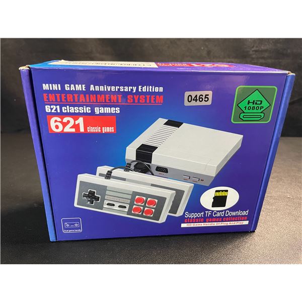 1 Mini-Game Anniversary Entertainment Gaming System - 621 Retro/Classic Games Built-In! - New