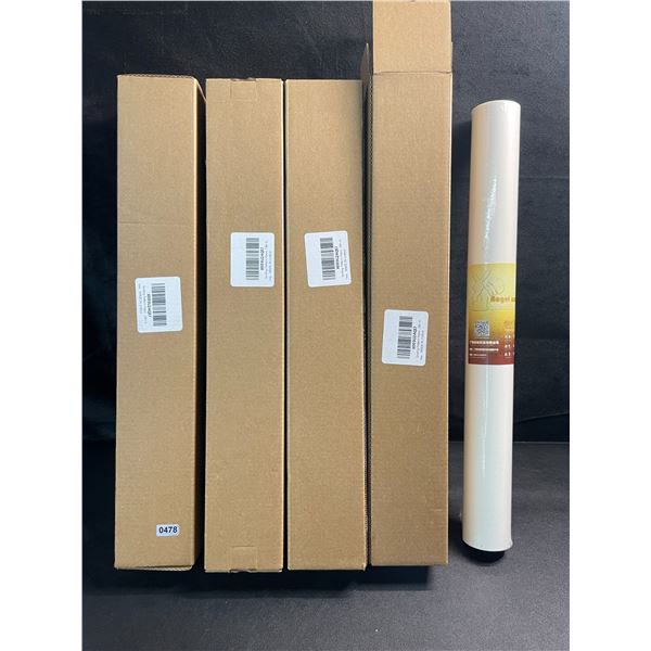 4 Rolls of Sewing Pattern Paper - 18in Wide x 75.5FT Each - Easy to Use Tracing Paper for Patterns