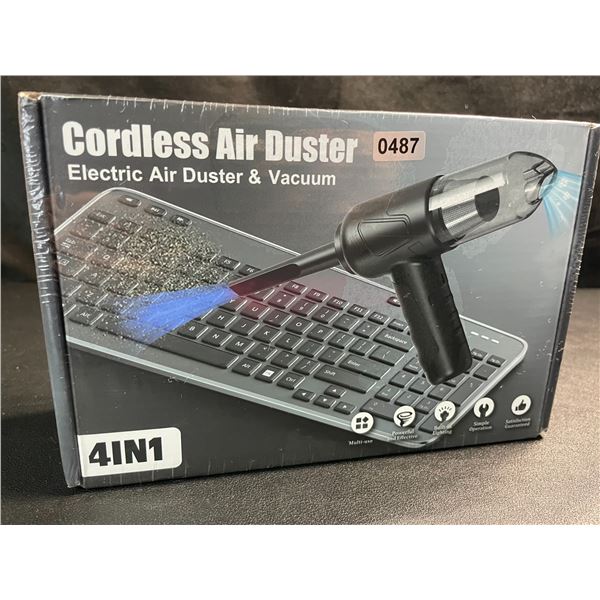 1 Cordless Electric Air Duster & Vacuum - New Sealed