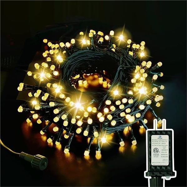 1 Box of LED Bubble String Lights - 110FT Length - 8 Lighting Modes - New!