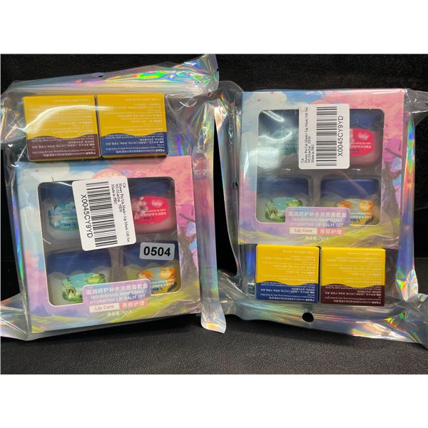 2 Hydrating Lip Balm Gift Sets - New