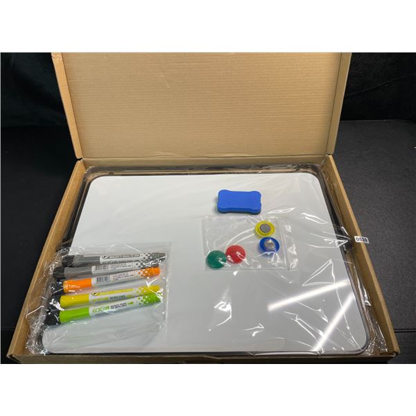 1 NicPro Large Double-Sided Dry Erase Lap Board - 30cm x 40cm - New