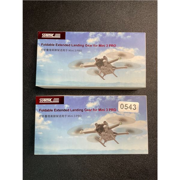 2 Startrc Foldable Extended Landing Gears for Mini3 Pro Drones - New