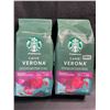 Image 1 : 2 Starbucks Caffe Verona Ground Dark Roast Arabica Coffee - 340G Per Bag - New (BB: AU 14/25)