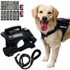 Image 1 : 1 Service Dog Vest and Leash Set with 14 Patches - New - Size XL