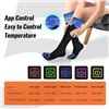 Image 6 : 1 Pair of Heated Electric Socks with Rechargeable Battery Packs; 5 Temp Levels; Size L - NEW!