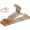 Image 1 : 20-Pack of Lux Rose Gold Heavy-Duty Metal Coat Hangers - Brand New!