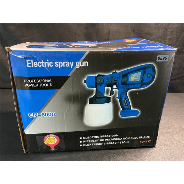 1 Professional Electric Spray Gun/Electric Paint Sprayer (Model: CN-6000) - New