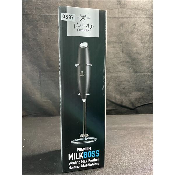 1 Zulay Kitchen Premium Milkboss Electric Milk Frother - New