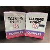 Image 1 : 2 Talking Point - Conversation Starter Cards for Couples - 200 Cards Each - New Sealed