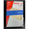 Image 1 : 1 Box of Pendaflex File Folders - 100PC -Legal Size - New
