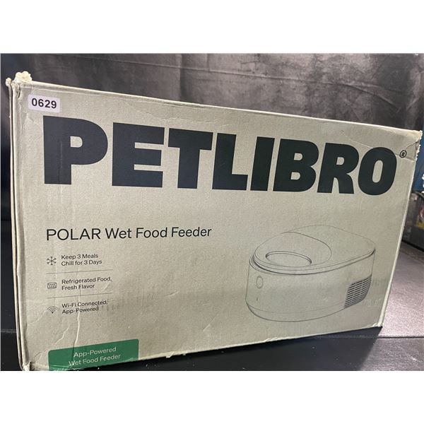 1 Petlibro Automatic Smart POLAR Wet Food Feeder for Cats/Dogs - Open Box