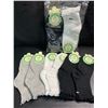 Image 1 : 2 Packs of Women's Ankle Socks with Ruffle Trim - 6 Pairs Per Pack/12 Pairs Total (Size 5-9) - New!