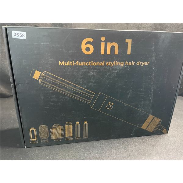 1 Multifunctional Hair Styling Tool/Hot Air Brush Styling Tool with Heat Glove - Brand New!