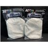 Image 1 : 2 Terry Cloth Bonnets for Detailing/Polishers - 6" Size - New