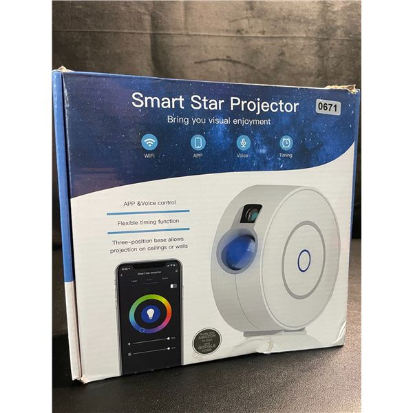 1 Smart Star Projector - App & Voice Control - Open Box
