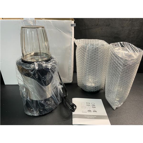 1 Electric Portable Personal Smoothie Blender Set w/ 2 To-Go Cups - 1100W - Brand New!