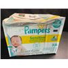 Image 1 : 1 Box of Pampers Sensitive Skin Baby Wipes - 336 Count (4 Packs x 84ct each Included) - New/Dmg Box