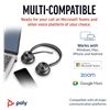 Image 5 : Poly Voyager 4320UC Microsoft Certified with Charge Stand - Brand New!