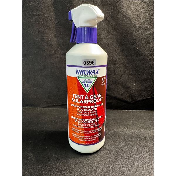 Nikwax Tent and Gear Solarproof Spray On Water proofer and UV Blocker - Brand New!