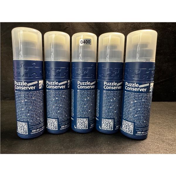 5 Bottles of Ravensburger Quality Permanent Puzzle Conserver - Brand New!