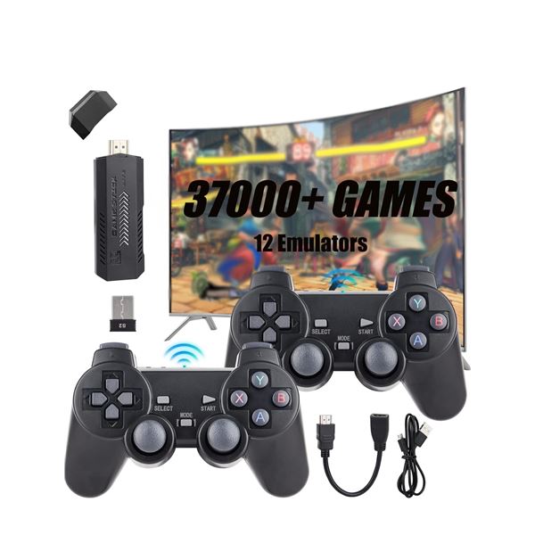 2.4G Wireless HDMI Game Emulation System with 2 Controllers - Brand New!