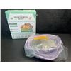 Image 3 : 2PC Silicone Bread Proofing Basket Kit (Includes 9" Round Bread Pan & 10" Oval Pan) - New!