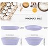 Image 2 : 2PC Silicone Bread Proofing Basket Kit (Includes 9" Round Bread Pan & 10" Oval Pan) - New!
