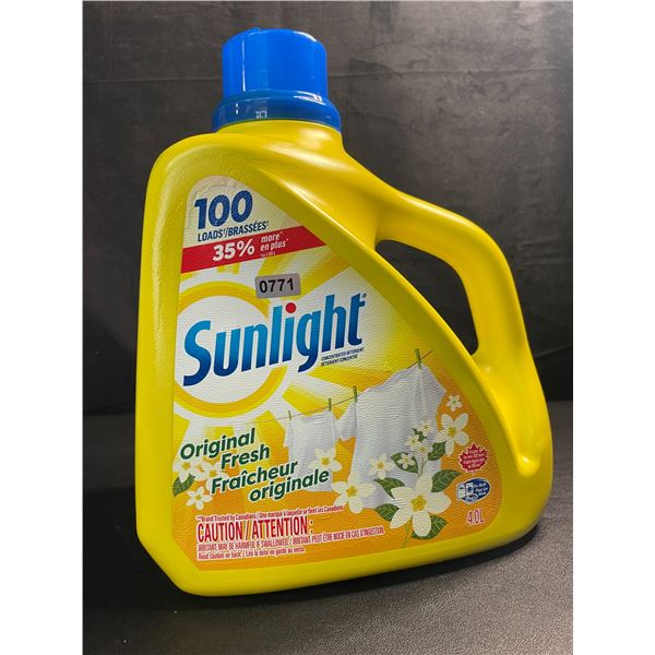 1 Large Jug of Sunlight Original Fresh Liquid Laundry Detergent - 4.0L ( - Brand New!