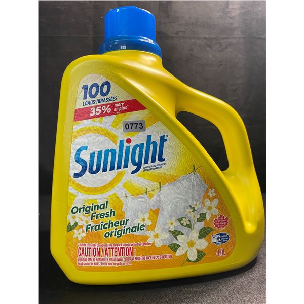 1 Large Jug of Sunlight Original Fresh Liquid Laundry Detergent - 4.0L (100 Loads) - Brand New!