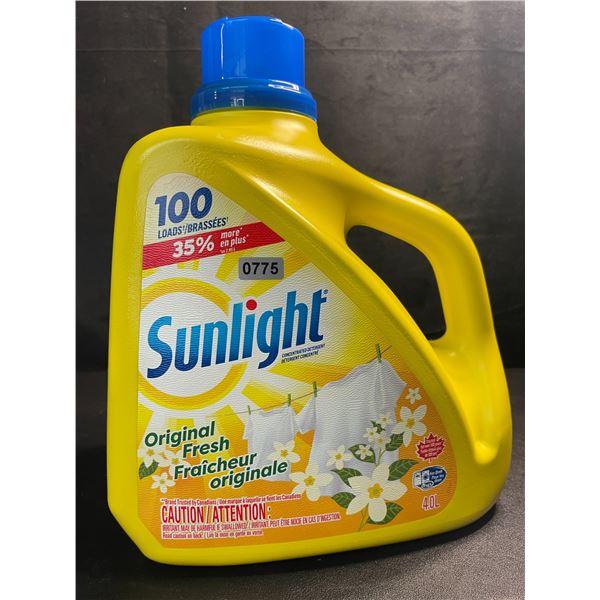 1 Large Jug of Sunlight Original Fresh Liquid Laundry Detergent - 4.0L (100 Loads) - Brand New!