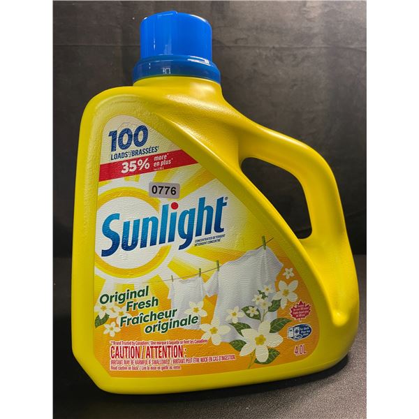 1 Large Jug of Sunlight Original Fresh Liquid Laundry Detergent - 4.0L (100 Loads) - Brand New!