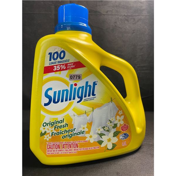 1 Large Jug of Sunlight Original Fresh Liquid Laundry Detergent - 4.0L (100 Loads) - Brand New!