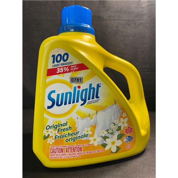 1 Large Jug of Sunlight Original Fresh Liquid Laundry Detergent - 4.0L (100 Loads) - Brand New!
